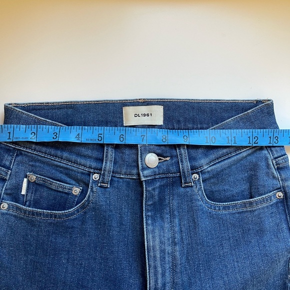 NWOT Dl1961 Bridget high-rise bootcut jeans blue water denim 70s sustainable - Picture 10 of 12